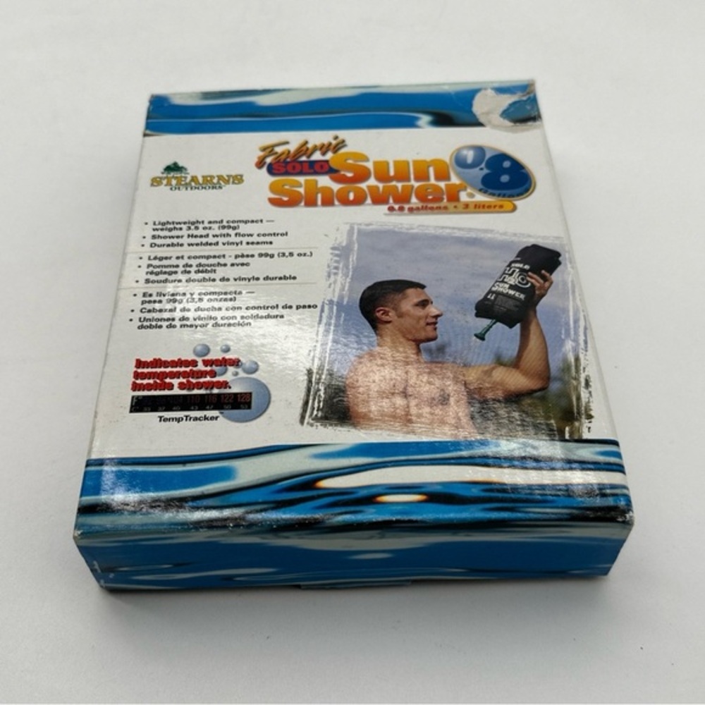 Stearns Outdoors 3 liters Solar Heated Portable Sun Shower For Camping & More!